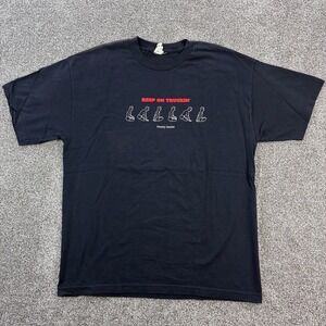Vintage Bounty‎ Hunter Shirt Mens XL Keep on Truckin' Amputee Skate Dark Humor